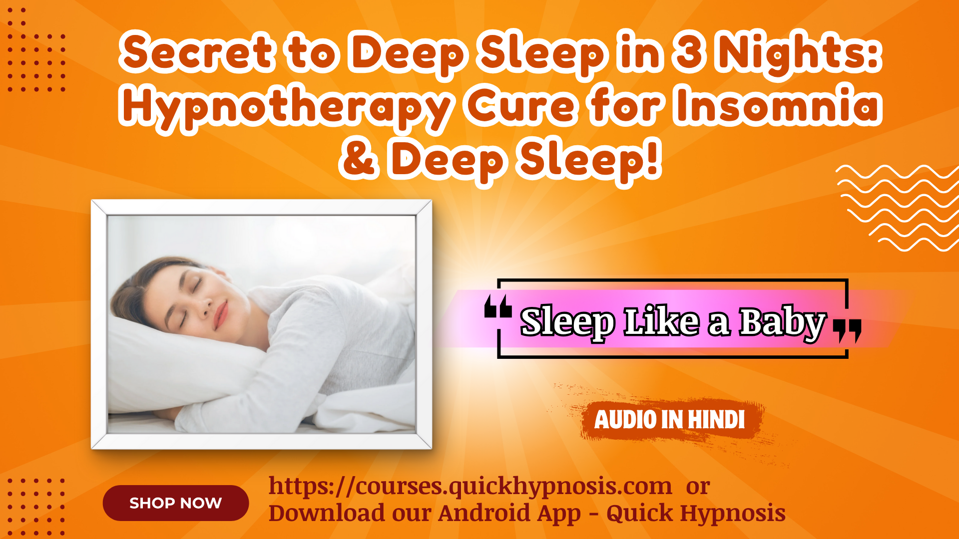 Secret to Deep Sleep in 3 Nights: Hypnotherapy Cure for Insomnia & Deep Sleep